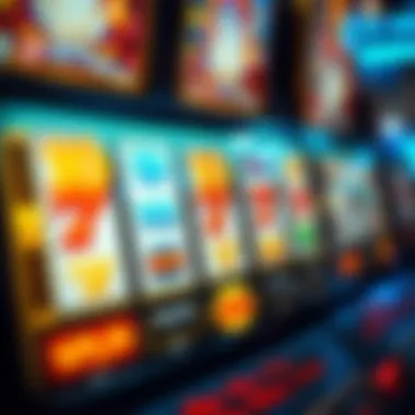 Online Slot Machine Interface Illustration of online slot machine interface