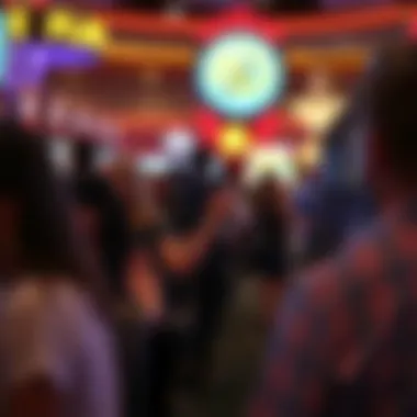 Excitement During a Special Casino Event People enjoying games during a special event