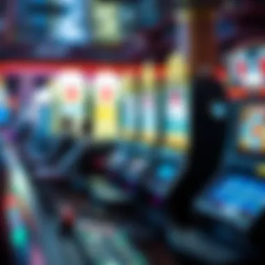 The excitement of online casinos depicted through dynamic slot gaming