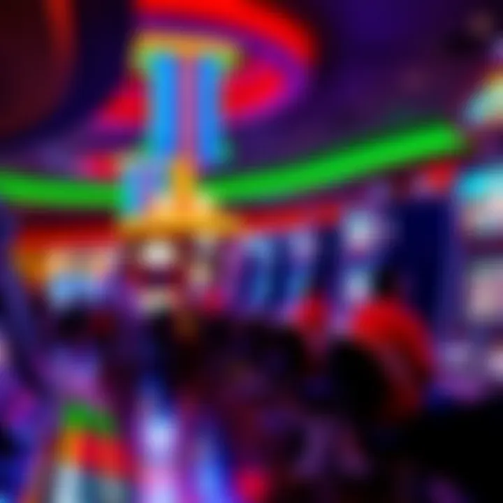 A vibrant gaming floor at Plainridge Casino showcasing excitement and anticipation