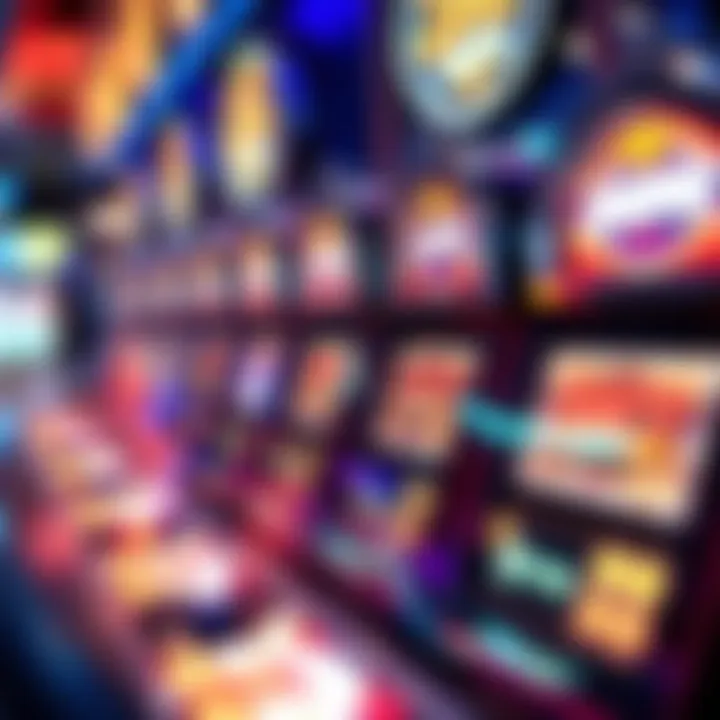 Close-up of a winning slot machine display celebrating success