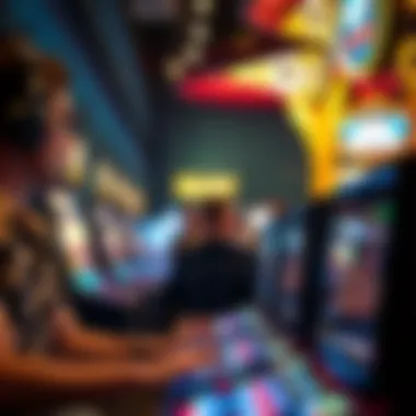 Player engaging in a popular game while tracking earnings