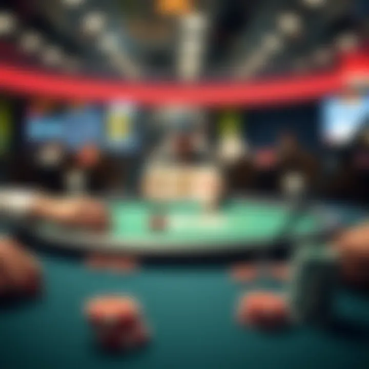 Diagram illustrating strategies for playing on PokerStars MI