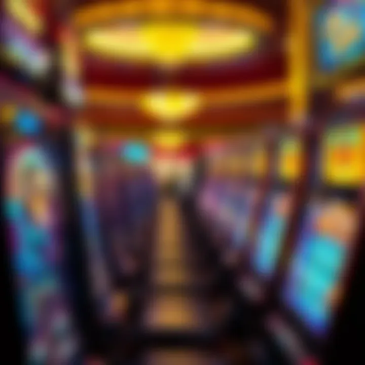 An abstract representation of the psychological factors influencing gambling behavior at slot machines