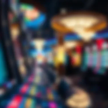 Vibrant Gaming Experience at Resort World Gaming floor showcasing various slot machines