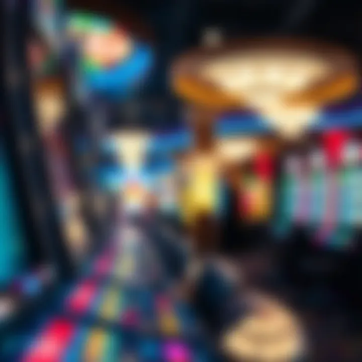 Vibrant Gaming Experience at Resort World Gaming floor showcasing various slot machines