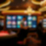 Overview of the digital interface of Resorts World Casino Online showcasing diverse gaming options