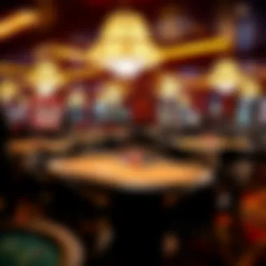 Diverse Poker Tables at Riverwind Casino A variety of poker tables set up for enthusiastic players