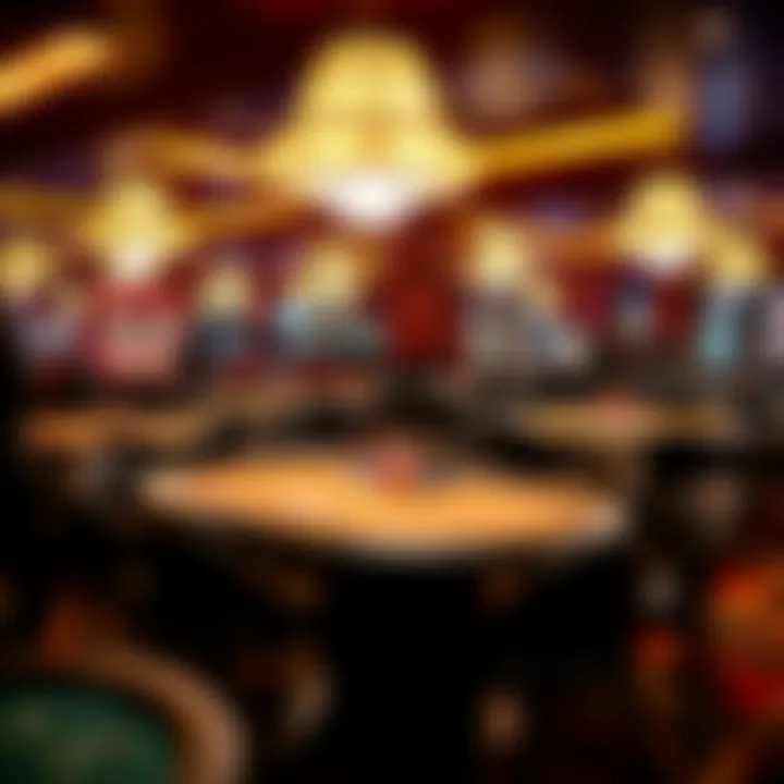 Diverse Poker Tables at Riverwind Casino A variety of poker tables set up for enthusiastic players