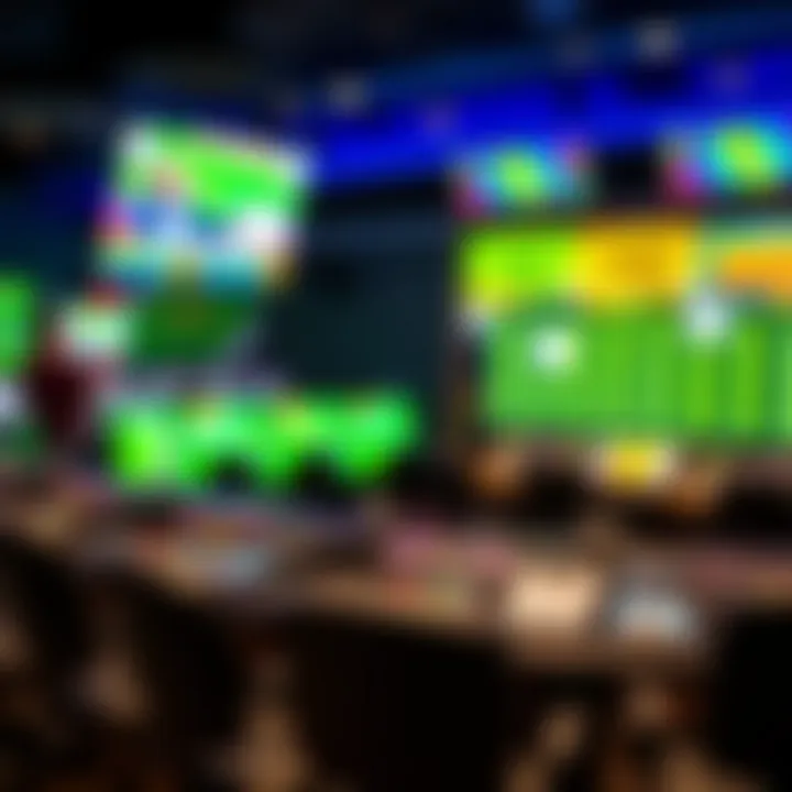 A glimpse of the cutting-edge technology used in the sportsbook for an enhanced gambling experience.