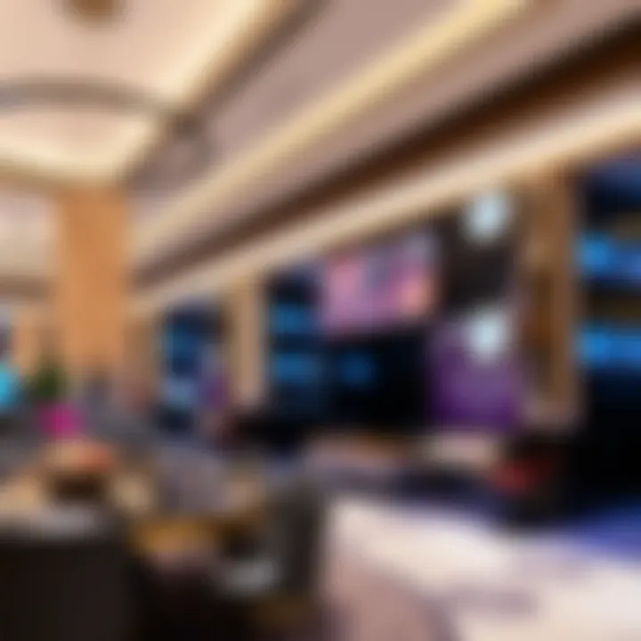 High-end designer retail store interior