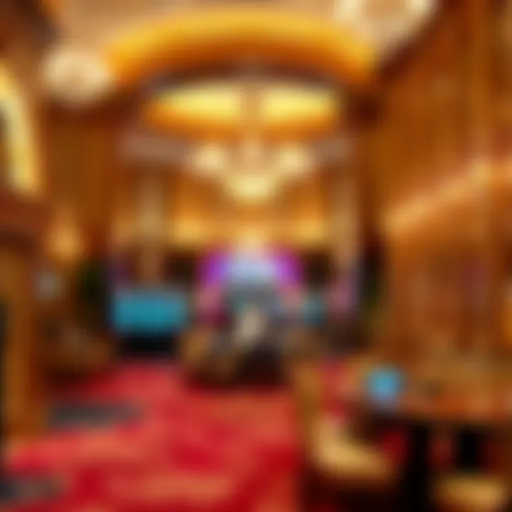 Luxurious shopping environment at The Wynn