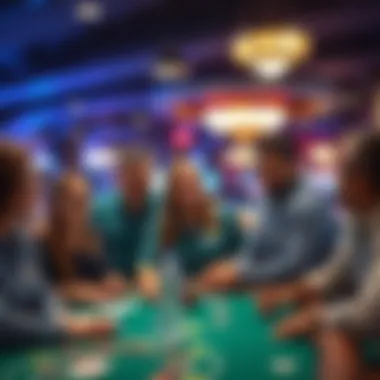 Team meeting at Silver Slipper Casino