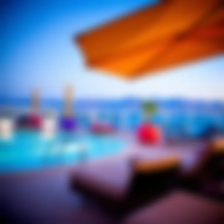 Serene Poolside Experience at So Point Hotel Relaxing poolside view at the So Point Hotel