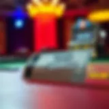 Winning ticket on a table