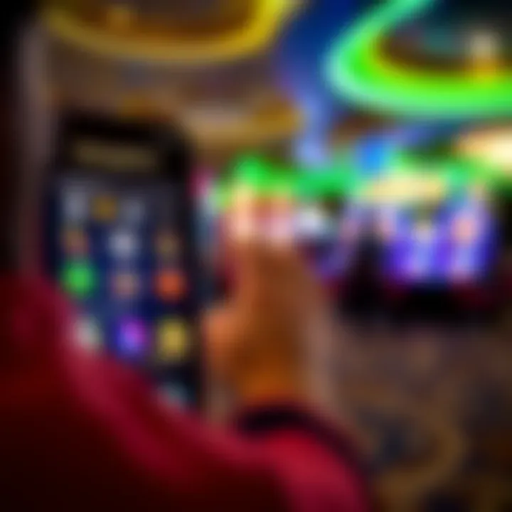 Demonstration of app functionality and navigation