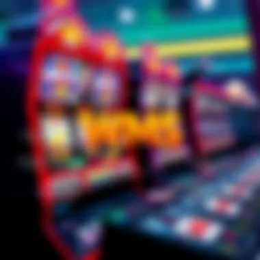 A graphic representation of the technology behind the WMS Slot Machine Finder, highlighting its functionalities.