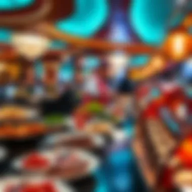 Lavish Buffet Experience A lavish spread of international cuisines at a 24-hour buffet