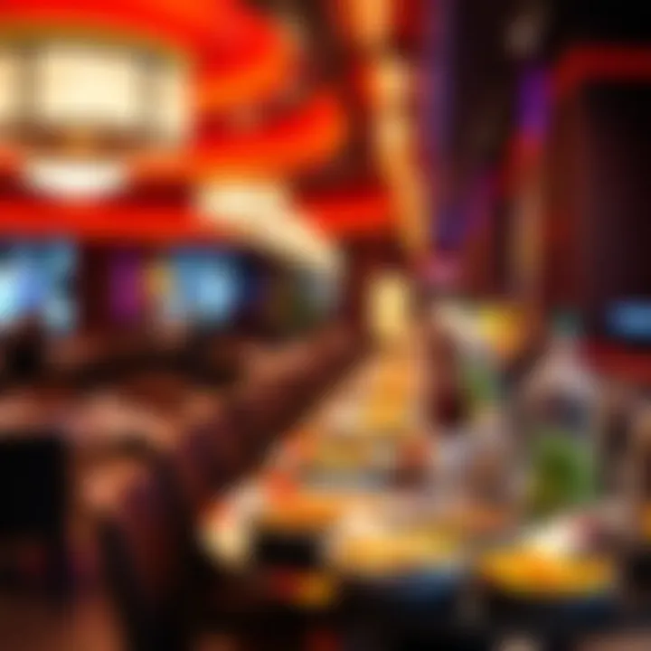 Inviting Dining Atmosphere An inviting dining setting filled with vibrant dishes