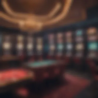 Luxury Gaming Experience in Capri An interior shot of a luxury gaming room filled with vibrant atmosphere