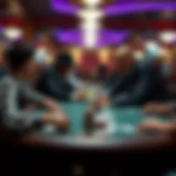 An iconic showdown at a poker table