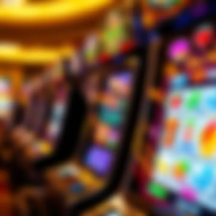 A close-up of advanced technology used in modern slot machines