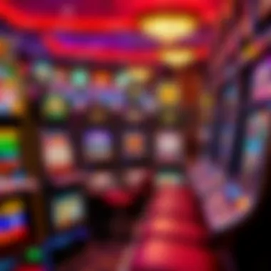 A diverse array of slot machines showcasing different themes and designs
