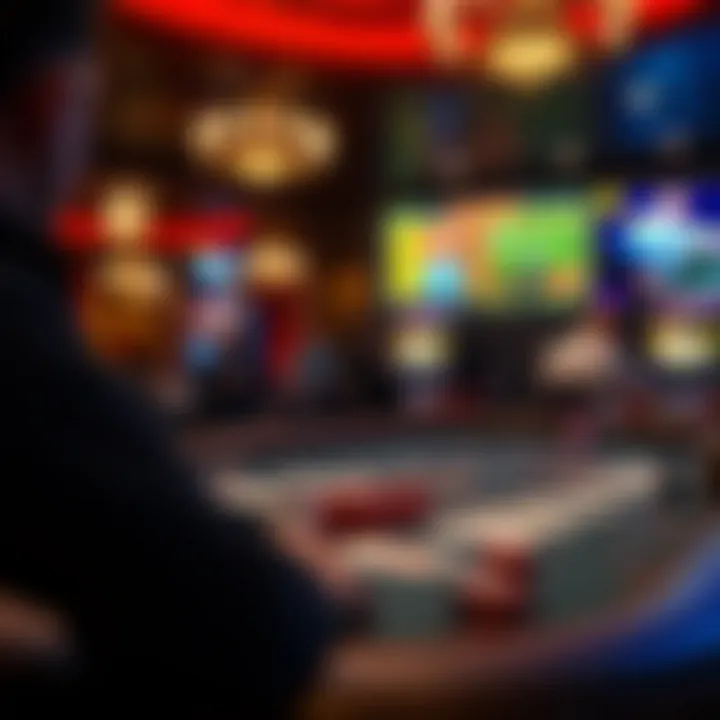 A vibrant online poker table showcasing free Texas poker games