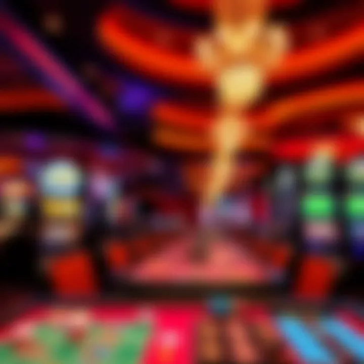 Overview of a vibrant live casino setting in Pennsylvania