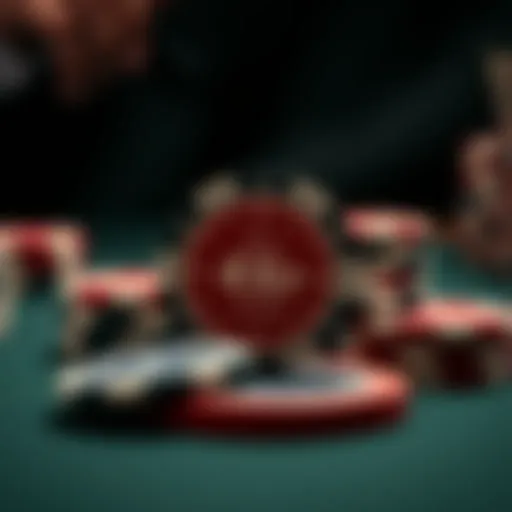 Elegant poker chip set