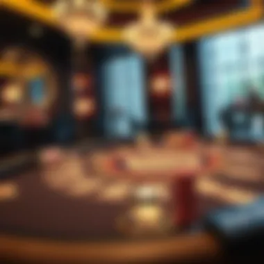 Luxury poker table