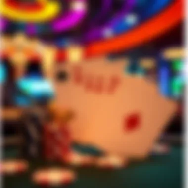 Poker-themed artwork