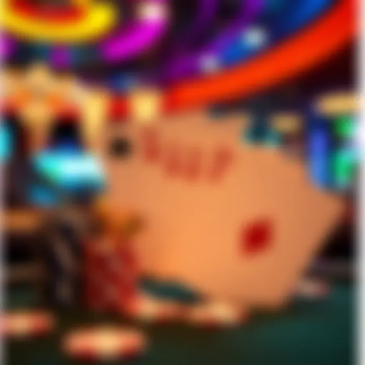 Poker-themed artwork