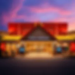 Exterior view of Twin Arrows Casino showcasing its architectural design