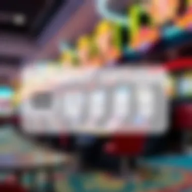 Graphic depicting various payment options available at Caesars Slots Casino