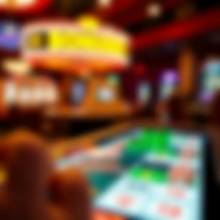 Visual representation of bonuses and rewards in casino applications