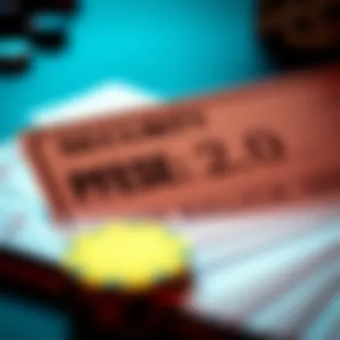 Close-up of casino check with security features