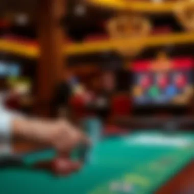 Visual of gambling trends and statistics