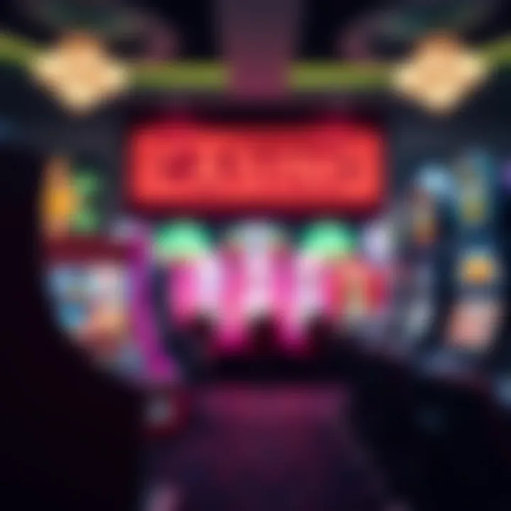 A vibrant display of various casino games showcasing their winning potential.