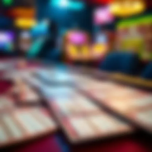 Virginia lottery scratcher tickets laid out on a table