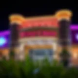 Exterior view of Wind Creek Bethlehem casino showcasing its modern architecture