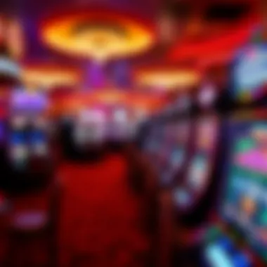 Interior view of the gaming floor filled with modern slot machines