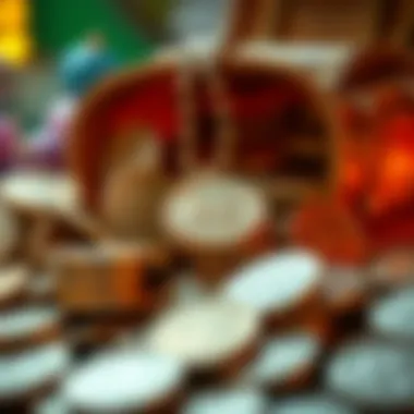 A collection of free coins used in Wizard of Oz slots gameplay