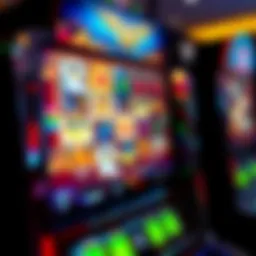Vivid display of the Wonder Woman slot machine interface