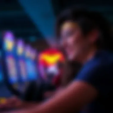 Player enjoying the Wonder Woman slot experience