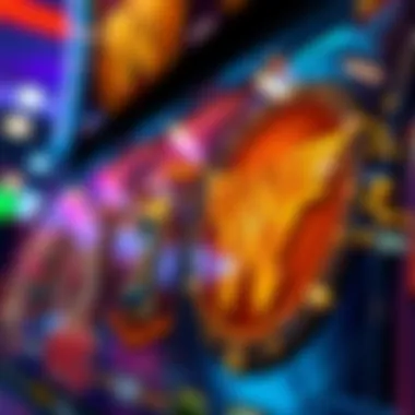 Unique Symbols on Wonder Woman Slot Close-up view of unique symbols and features on the reels