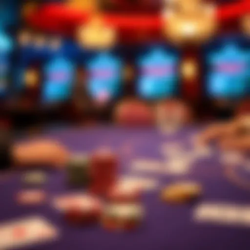 The Excitement of WV Poker A captivating scene of a poker table with chips and cards